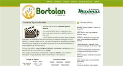 Desktop Screenshot of comercialbortolan.com.br
